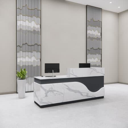 Quầy Lễ Tân 2m2-QLTF2m2
