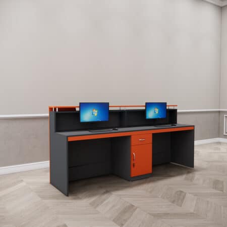Quầy Lễ Tân Hiện Đại 2m4-QLTF2m4