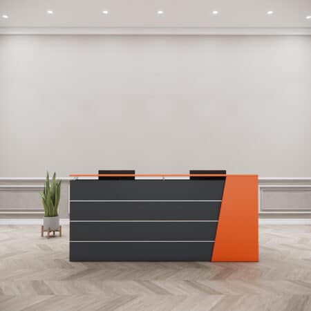 Quầy Lễ Tân Hiện Đại 2m4-QLTF2m4