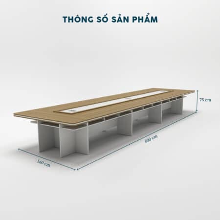 Bàn Họp Dài 6m BHF15-6016