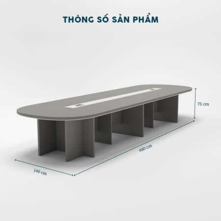 Bàn Họp Dài 4m8 BHF16-4814