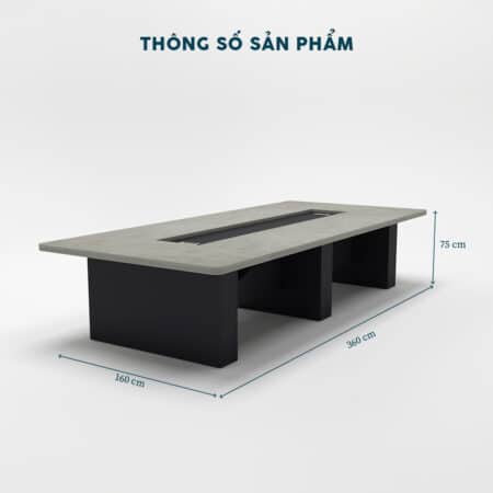 Bàn Họp Gỗ Dài 3m6 BHF22-3616