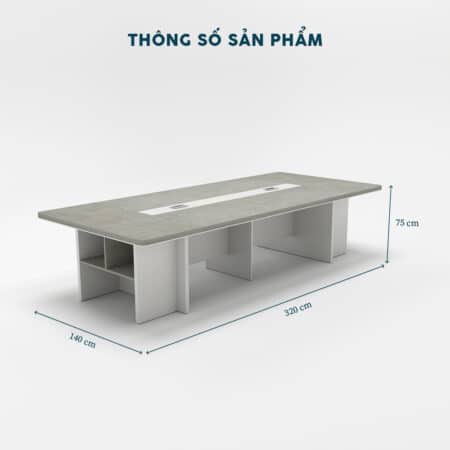 Bàn Họp Gỗ Dài 3m2 BHF23-3214