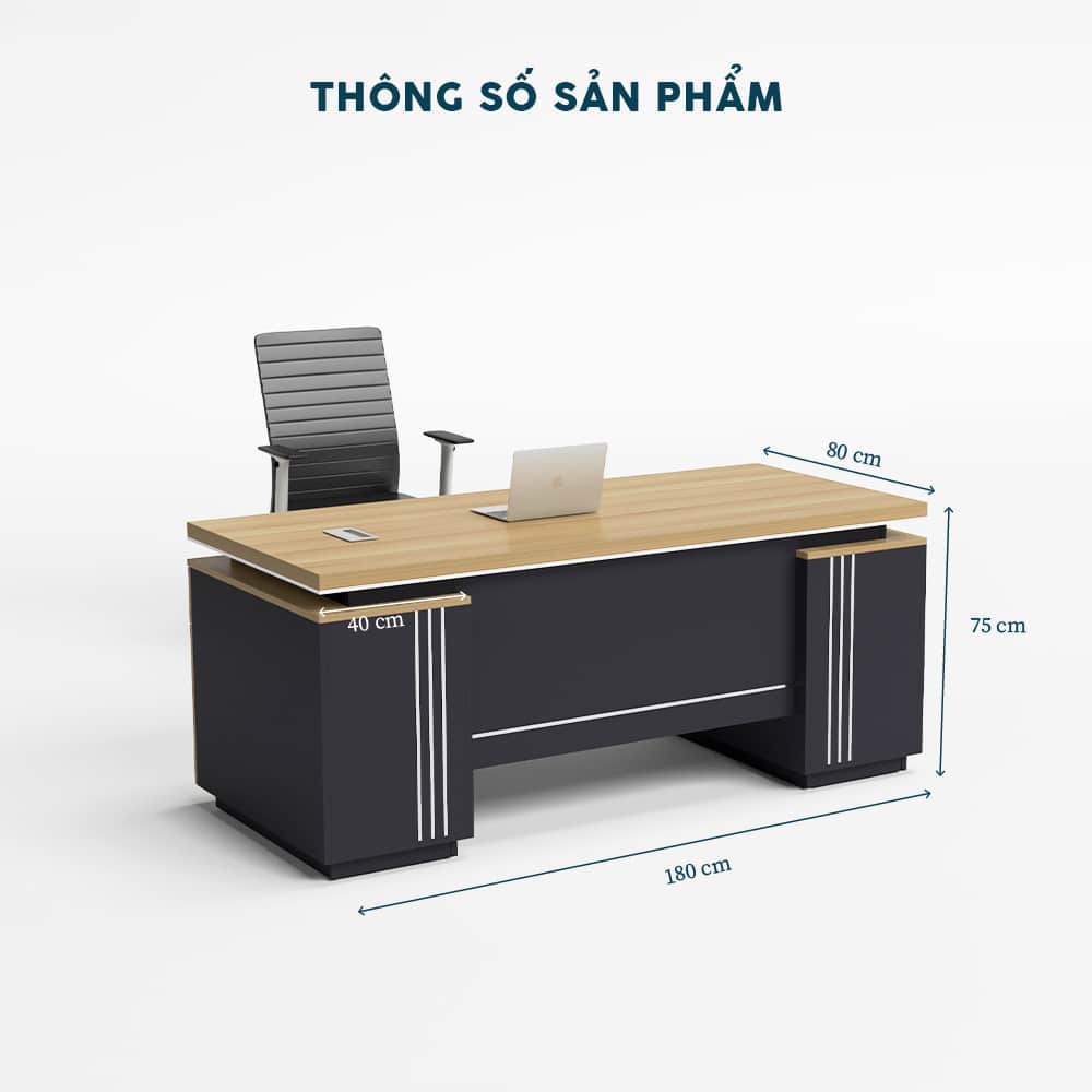 Bàn Giám Đốc 1m8 BGDF007
