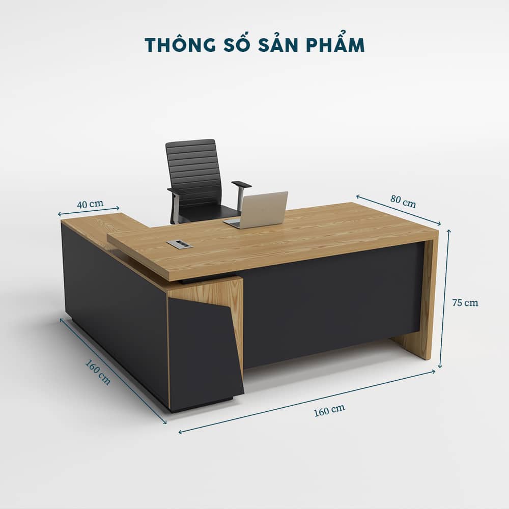 Bàn Giám Đốc 1m6 BGDF023