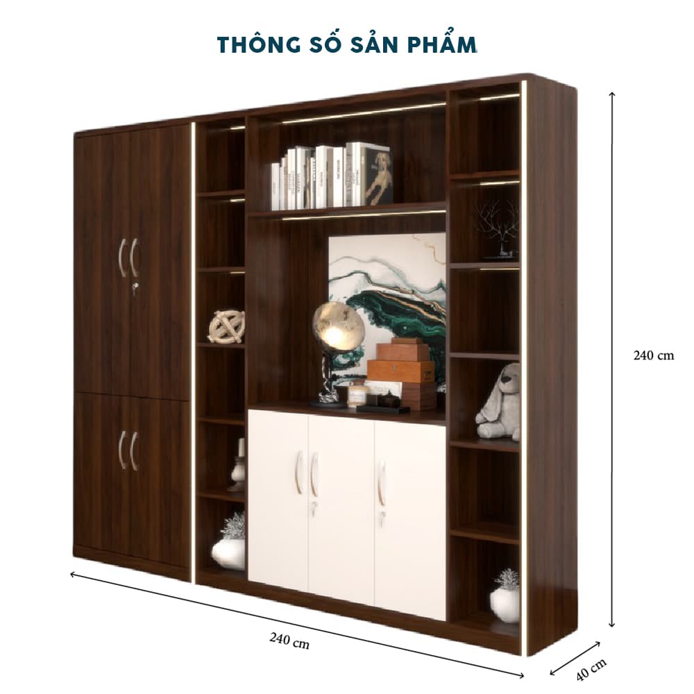 Tủ Giám Đốc 2m4 TGDF054