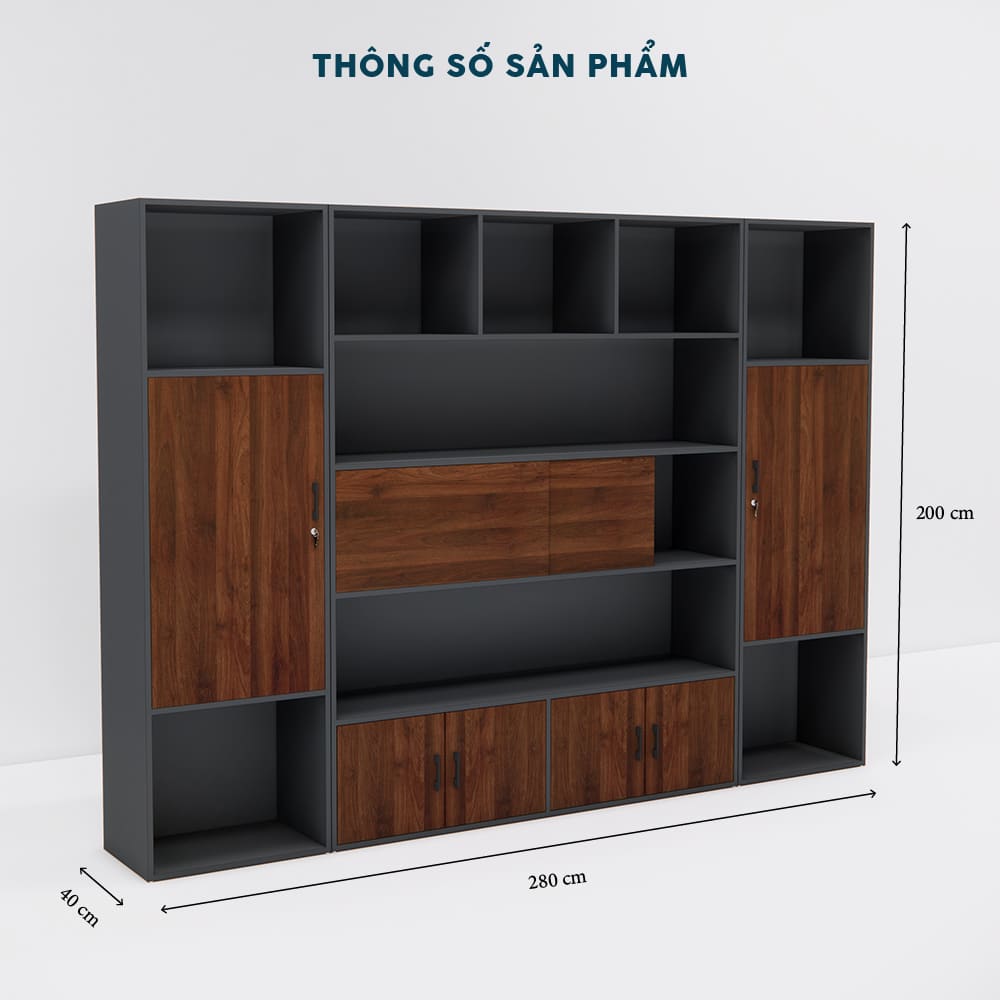 Tủ Giám Đốc 2m8 TGDF020
