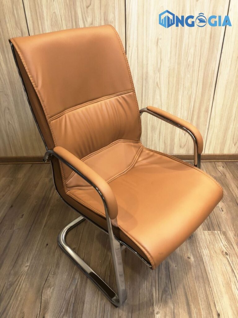 Ghế Họp Đệm Da Cao Cấp W118 Màu Nâu