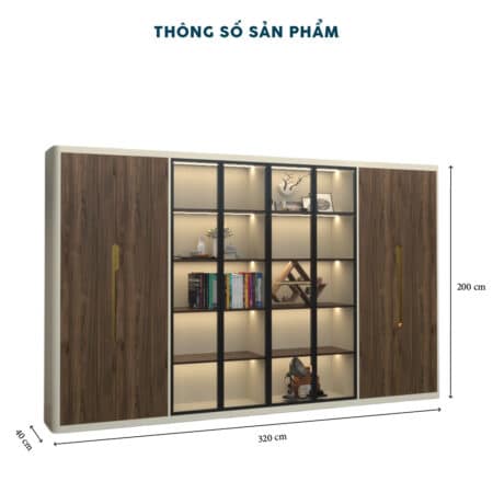 Tủ Giám Đốc 3m2 TGDF039