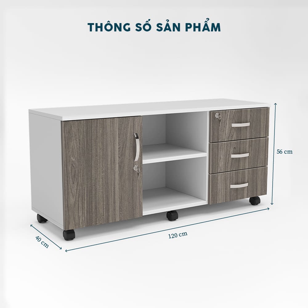 Hộc Tủ Di Động HTF04