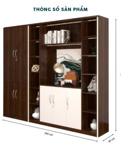 Tủ Giám Đốc 2m4 TGDF054