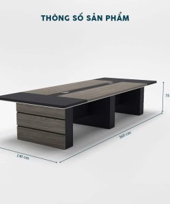 Bàn Họp 3m6 BHF19-3614