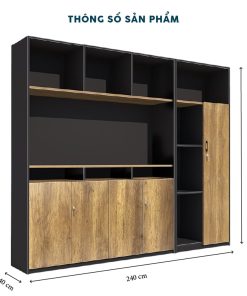 Tủ Giám Đốc 2m4 TGDF050