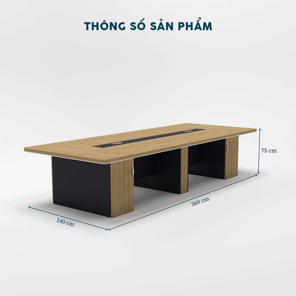 Bàn Họp Dài 3m6 BHF14-3614 - Ảnh 2