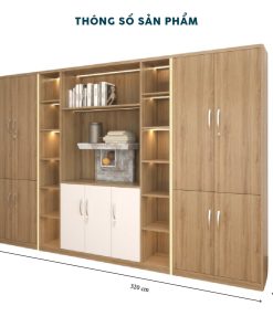 Tủ Giám Đốc 3m2 TGDF055