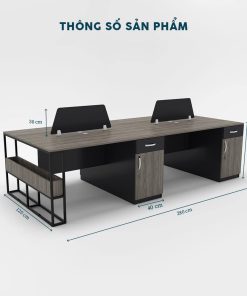 Cụm Bàn Làm Việc 4 Người-FCBNV28