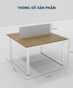 Cụm bàn làm việc 2 người-FCBNV1