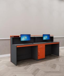 Quầy Lễ Tân Hiện Đại 2m4-QLTF2m4
