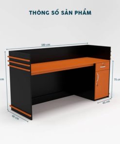 Quầy Lễ Tân 2m4-QLTF2m4