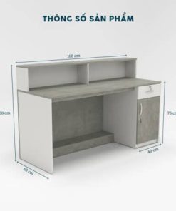 Quầy Lễ Tân 1m6-QLTF1m6