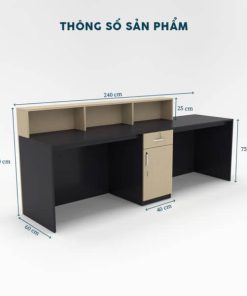 Quầy Lễ Tân 2m4-QLTF2m4
