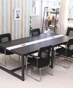 Bàn Họp Chân Sắt 2m4 -BHF03