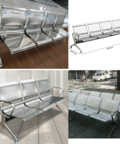 Ghế băng chờ inox 5 chỗ- GC05IN