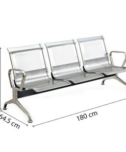 Ghế băng chờ Inox 3 chỗ - GC03IN