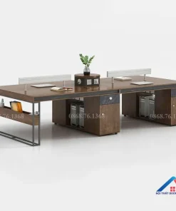 Cụm Bàn Làm Việc Hiện đại 4 Người – Cb51