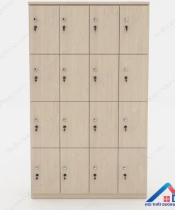 Tủ Locker Gỗ 16 Ngăn – Lk03