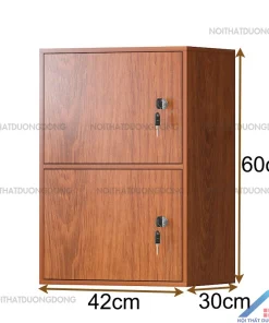 Tủ Locker Gỗ 1 Cột 2 Ngăn – Lk11