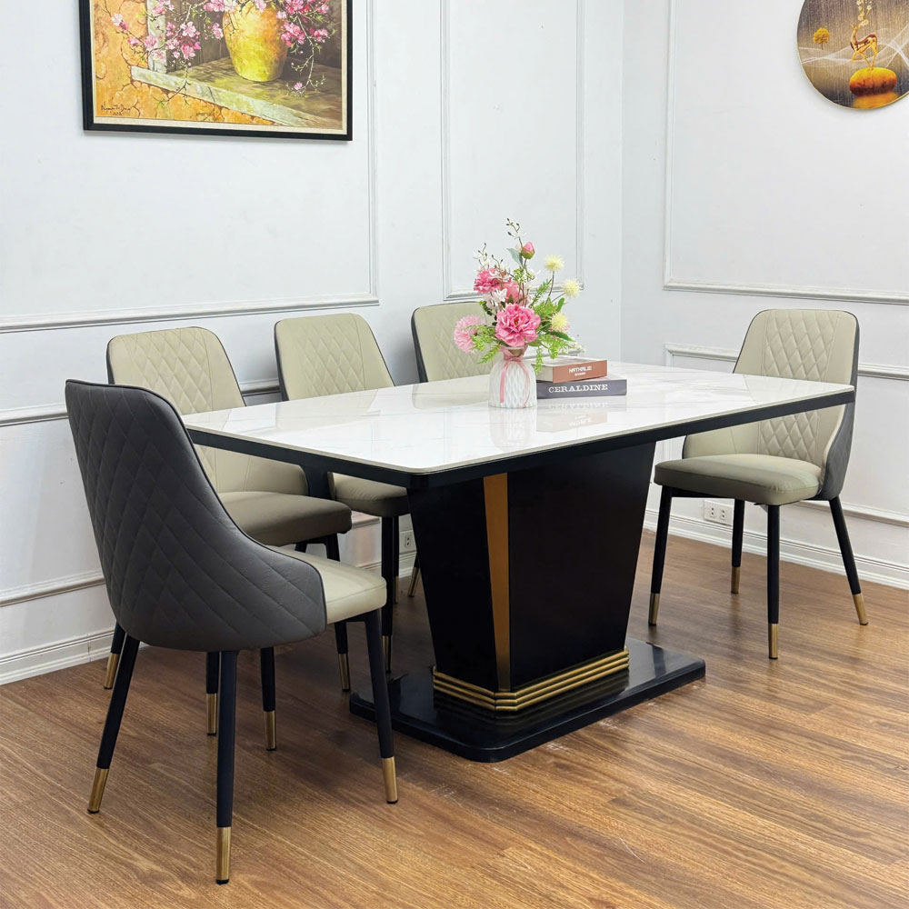 Bộ Bàn ăn 6 Ghế Hiện đại Cao Cấp Ba 53