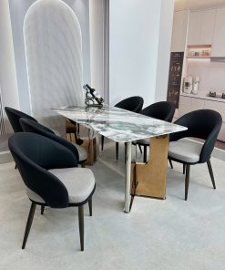 Bộ Bàn ăn 6 Ghế Nhập Khẩu Sang Trọng Cao Cấp Ba 59