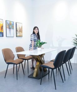 Bộ Bàn ăn Inox Cao Cấp Mạ Nhập Khẩu Ba 41