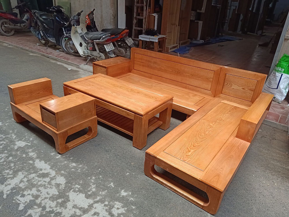 Bộ Bàn Ghế Gỗ Sồi đơn Giản Sg 43