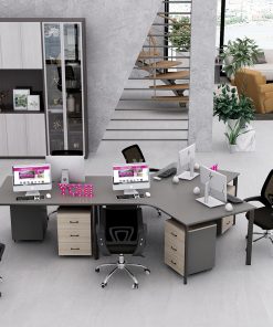 Cụm Bàn Làm Việc 4+1 Người – Cblv09