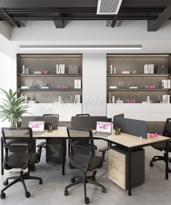 Cụm Bàn Làm Việc 5 Người Không Gian Onpoint Space – Cblv01