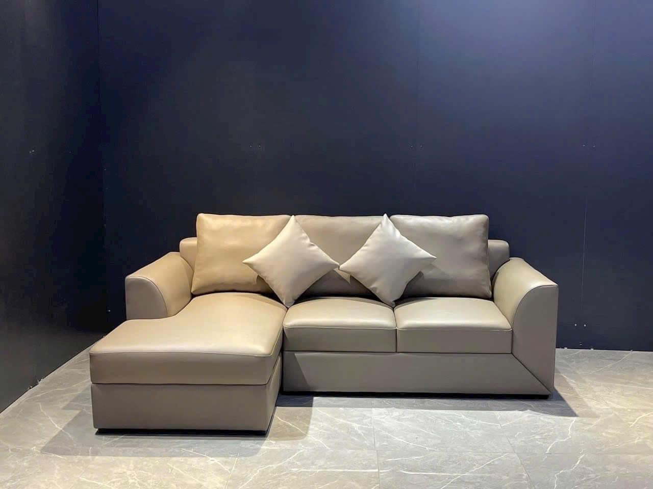 Bộ Sofa Da Góc Chữ L đẹp Hiện đại Sf 149