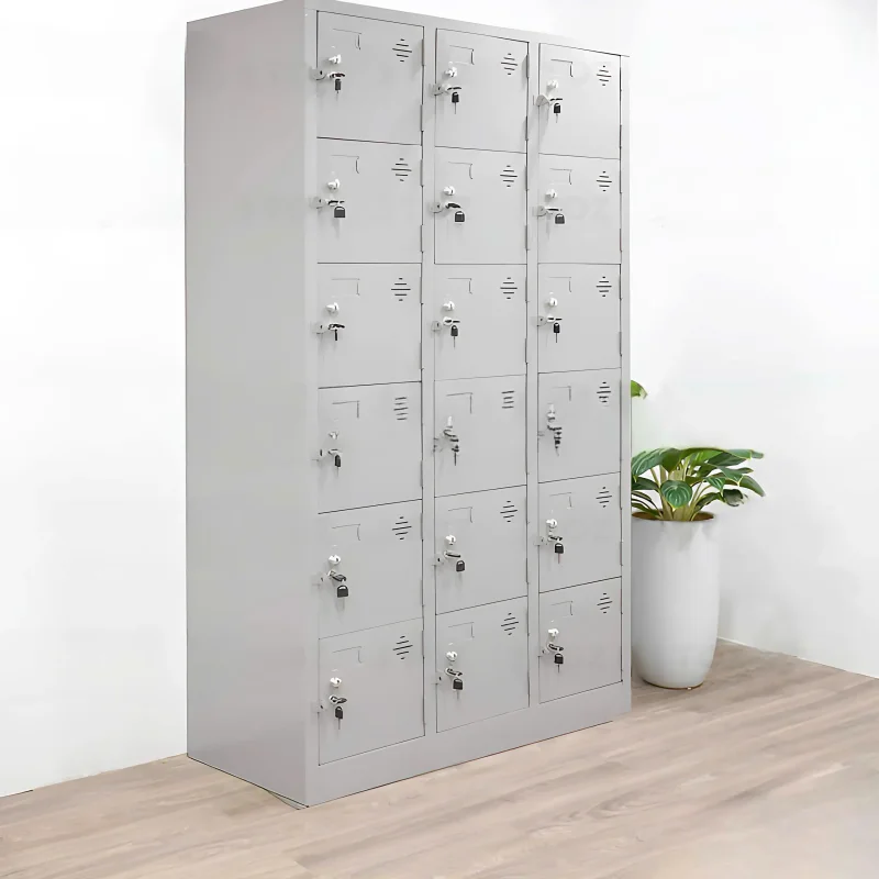 Tủ locker sắt công sở 18 ngăn - TL08